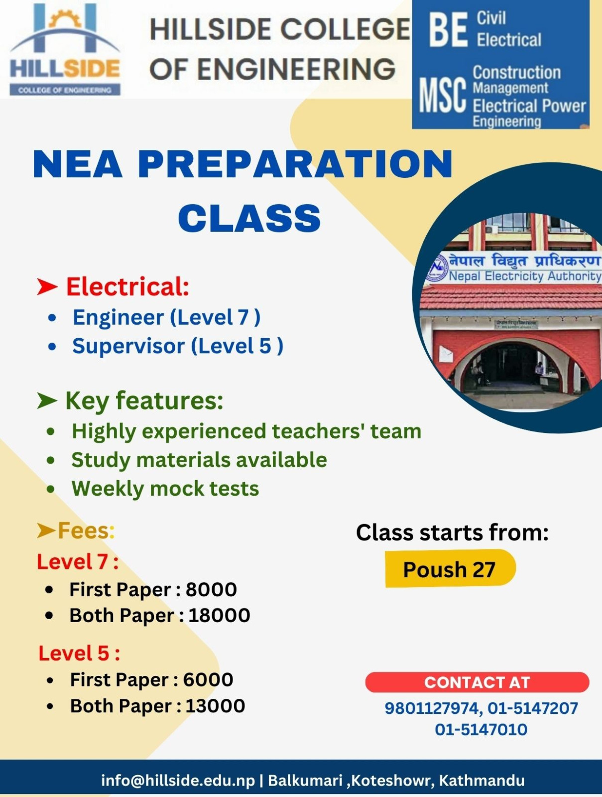 NEA Preparation Class